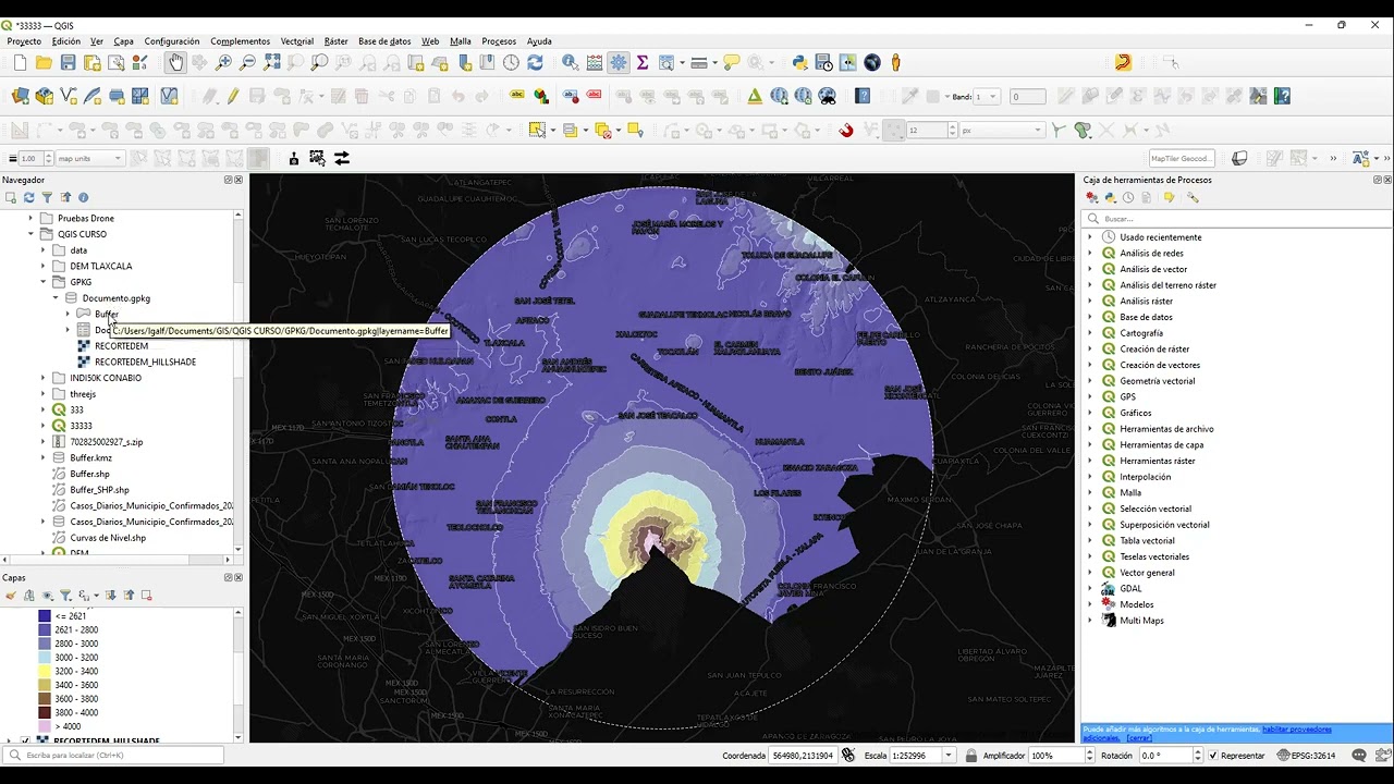 Creación de Geopackage  (SHP a GPKG)