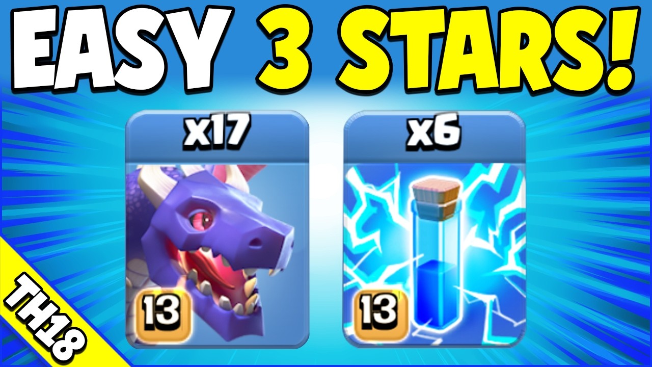 3 Star Potential: 10/10 Skill Required: 1/10! TH18 Attack Strategy + Base Layout for Ranked Mode!