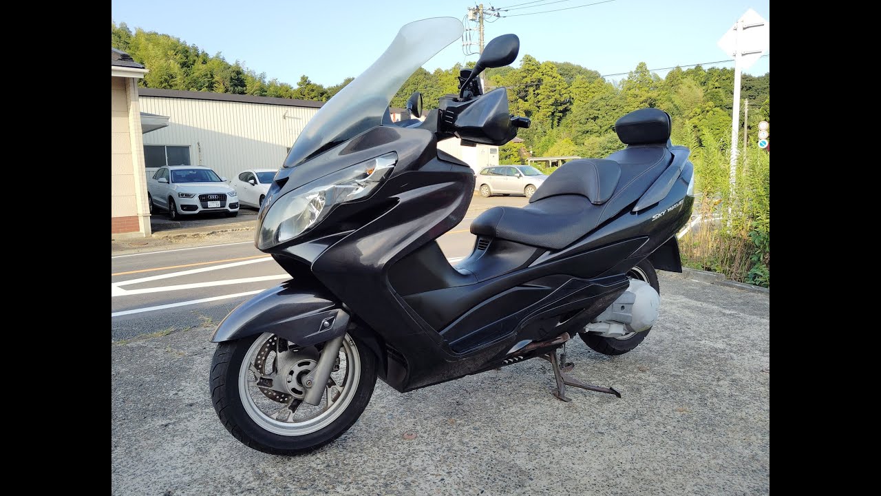 SUZUKI Skywave250-Limited/BA-CJ44A：スカイウェイブ250リミテッド ファントムブラックメタリック