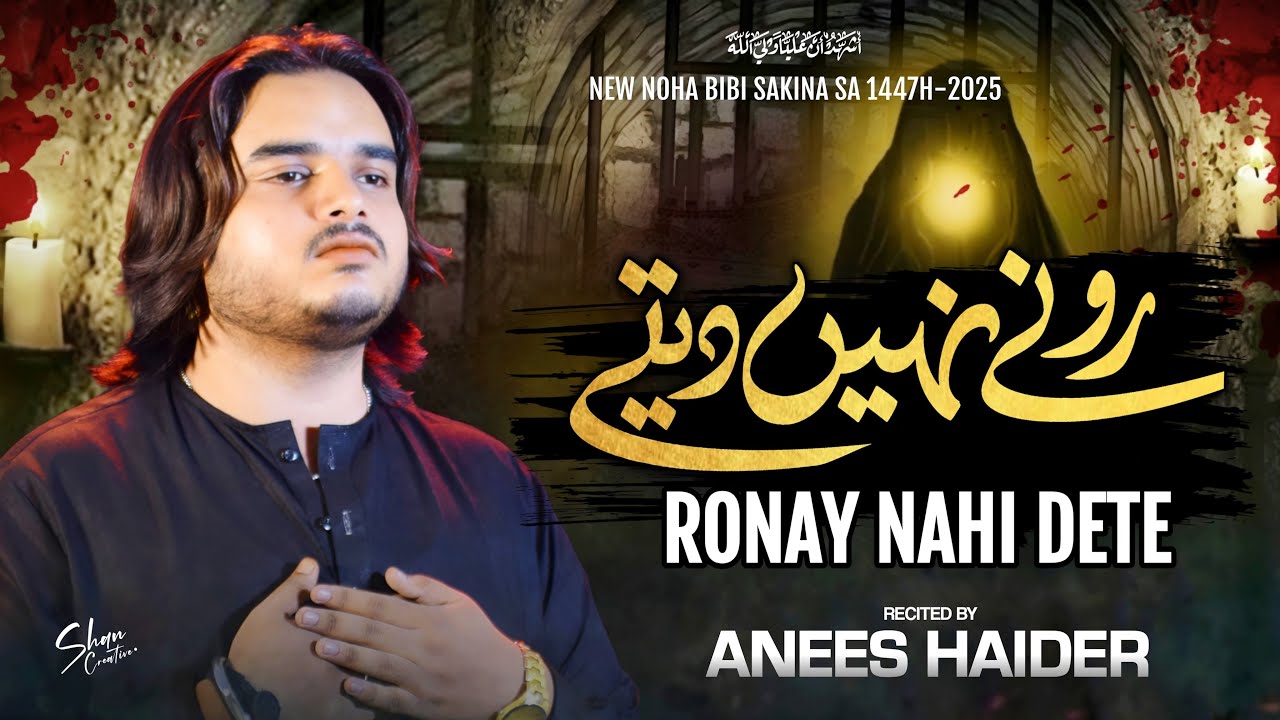 Ronay Nahi Dete Mujhe | Anees Haider | Soz O Salam | Bibi Sakina s.a Muharram Album 2025-1447