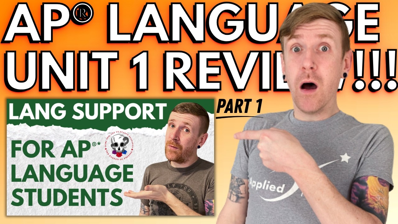How to Review Unit 1 for AP®* Lang Students!