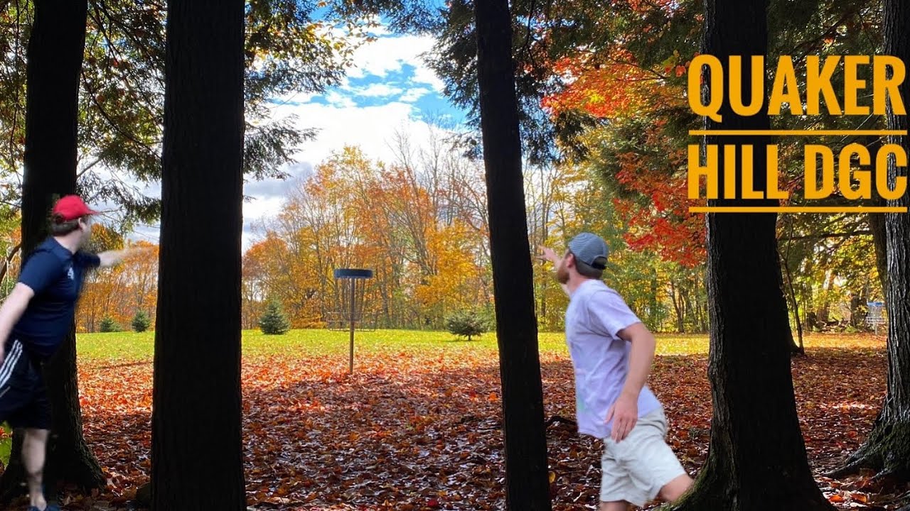 Course Record Run at Quaker Hill DGC, Fairfield  ME (Course #281) - With Quinten Scott!