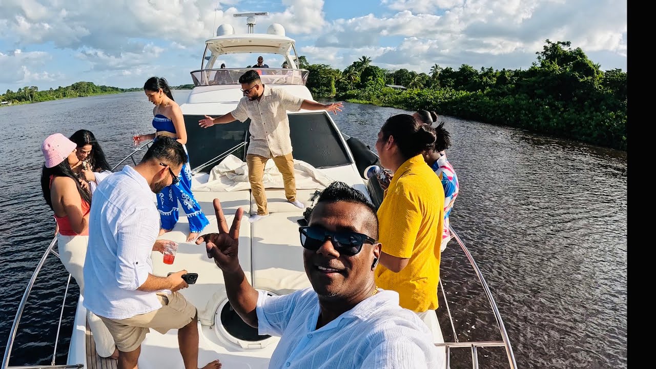 GUYANA FIRST YACHT SUNSET CRUISE #GAILUX TOURS