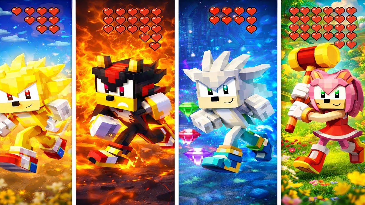 Which Sonic is Immortal? Minecraft Battle
