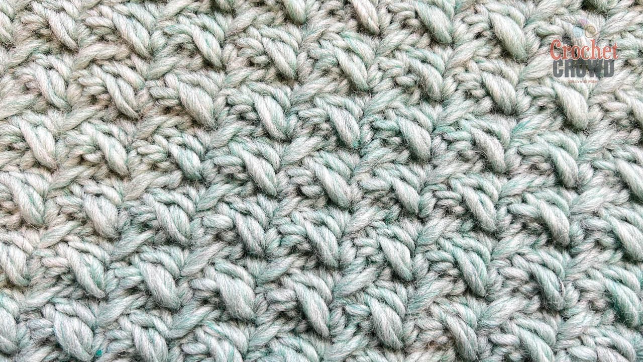 Left Hand: Spiked Sedge Crochet Stitch for Beginners