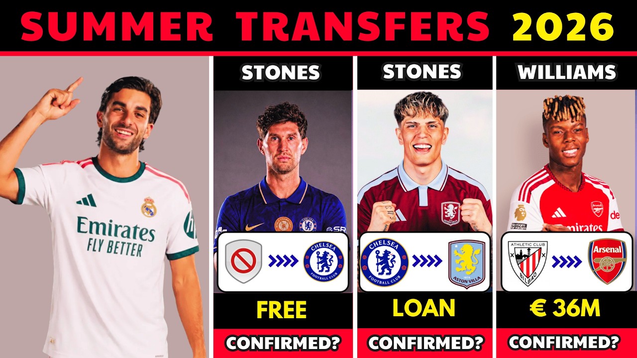🚨 Latest Confirmed Transfers Summer 2026 🔥Transfer News Today |FERRAN TORRES, Stones,Garnacho & More