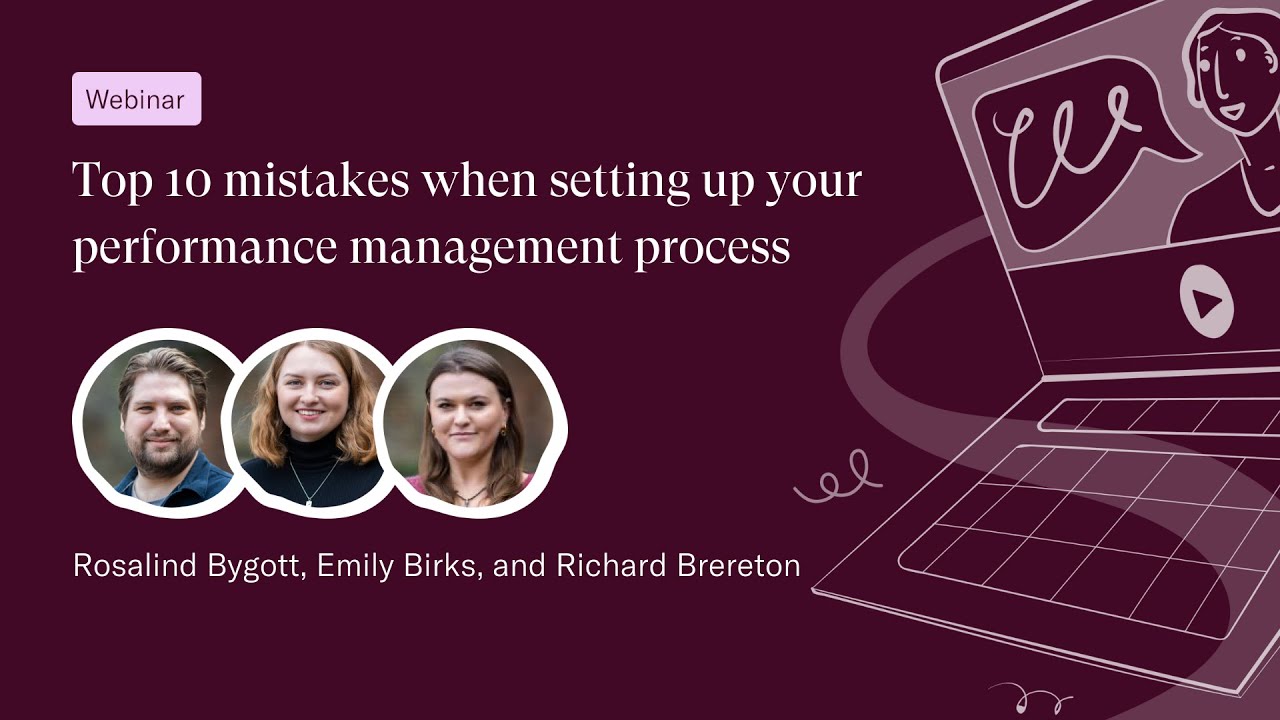 Top 10 mistakes when setting up your performance management process