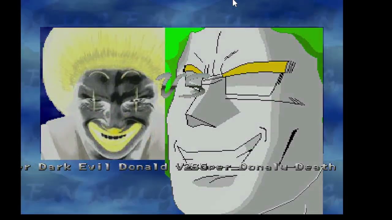 MUGEN Dark Donald edits battle