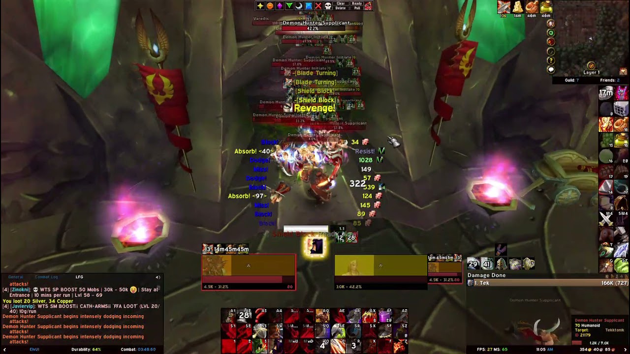Number 1 gold farm wow tbc prot warrior OVERPOWEREd