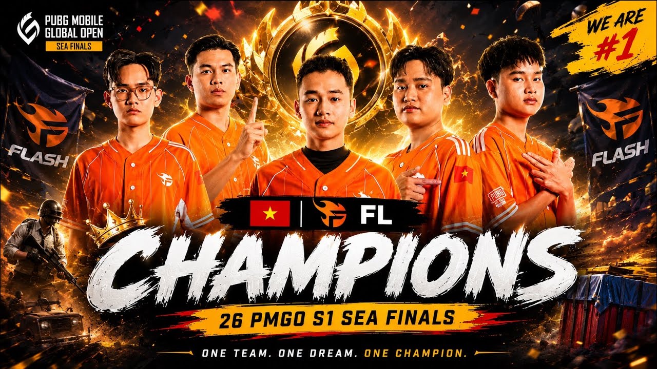 TEAM FLASH ARE PMGO SEA CHAMPIONS 🏆🔥 | INSANE FINAL MATCH | PUBG MOBILE