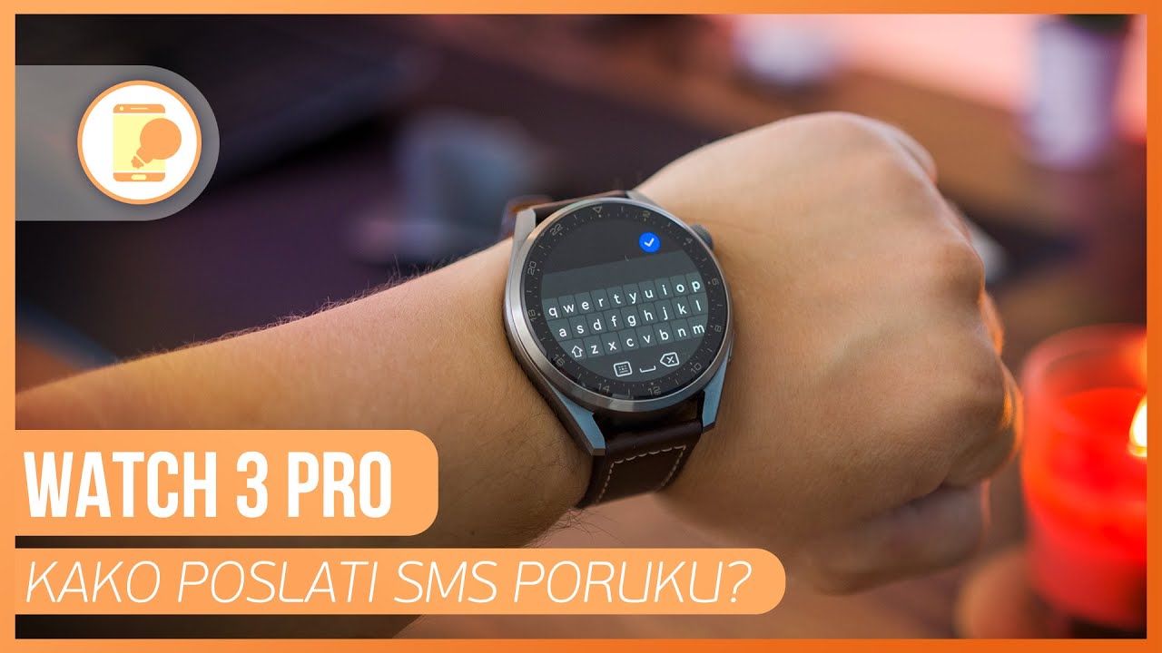 Kako poslati ili odgovoriti na SMS poruku preko Watch 3 Pro sata?
