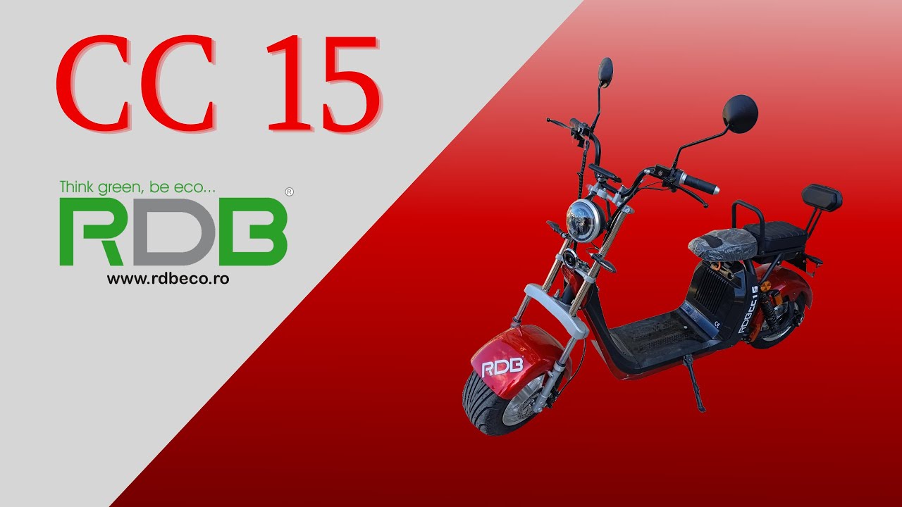 ❗🛵 Prezentare Scuter Electric RDB CC15, 2000W, fără permis de conducere🛵❗