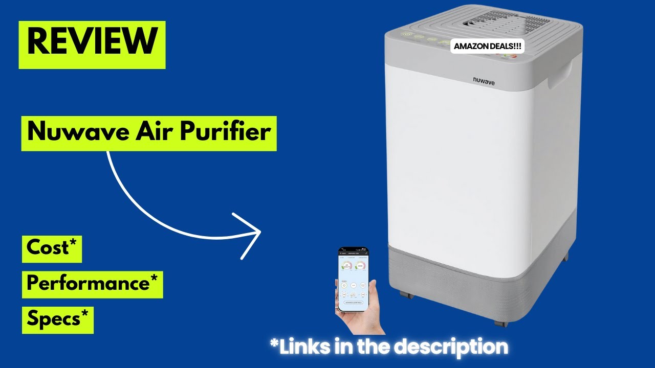 Nuwave OxyPure Air Purifier Review | Extra Large Room HEPA Purifier for Pets, Odors & Allergies