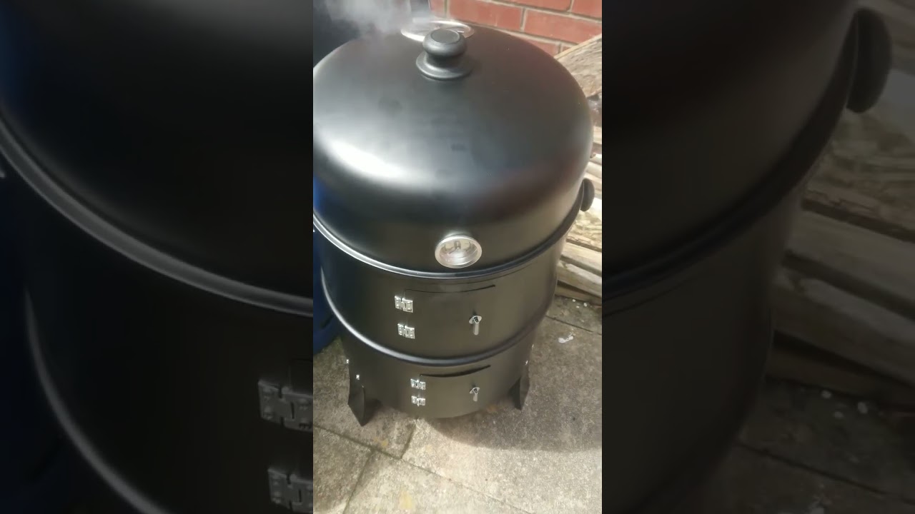 Our brand new cold, hot smoker ☺️ #food #yummy #satisfying