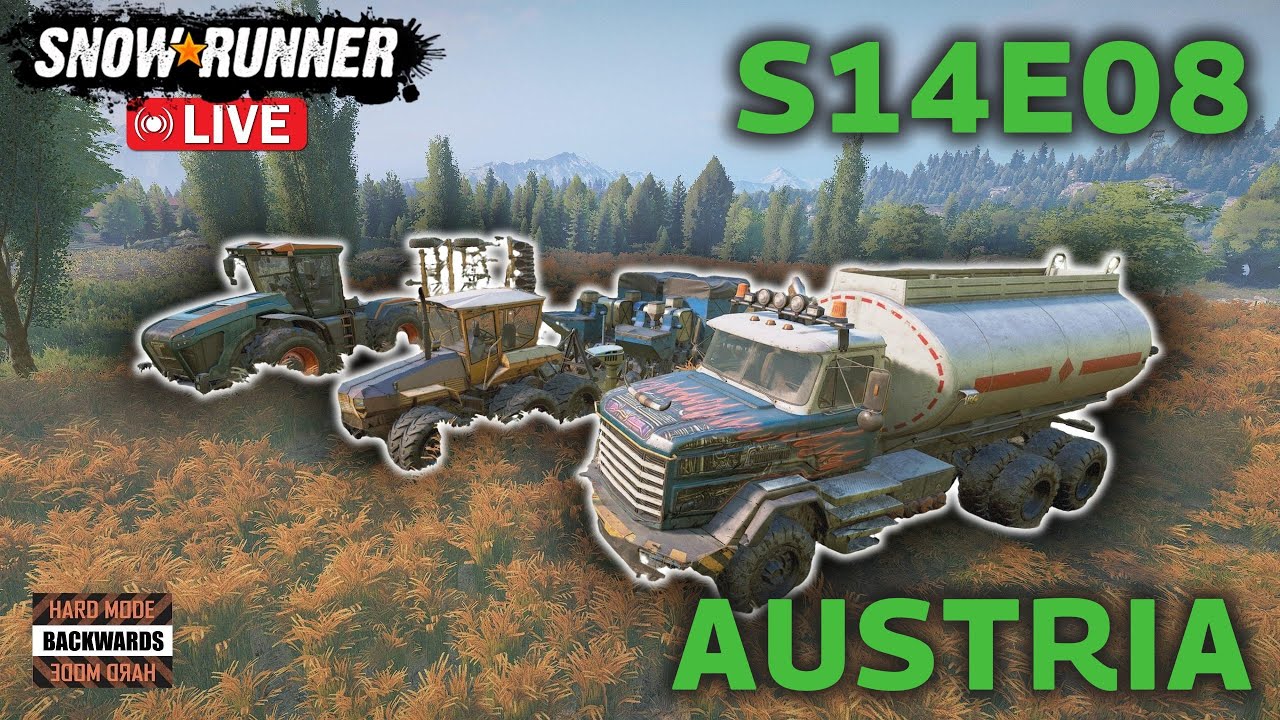 Snowrunner Hard Mode Backwards S14E08 - The Final Farming of S14