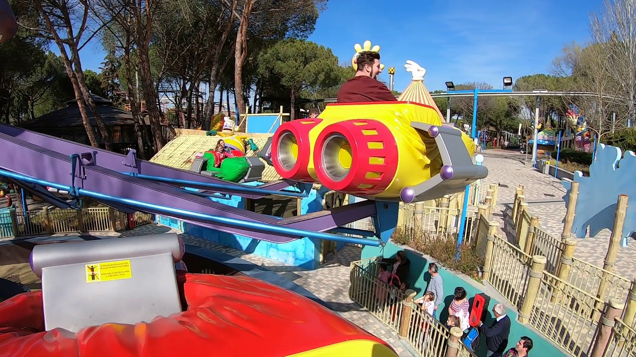 SpongeBob SquarePants Hero Spin (Onride/POV) Video Parque de Atracciones Madrid 2019