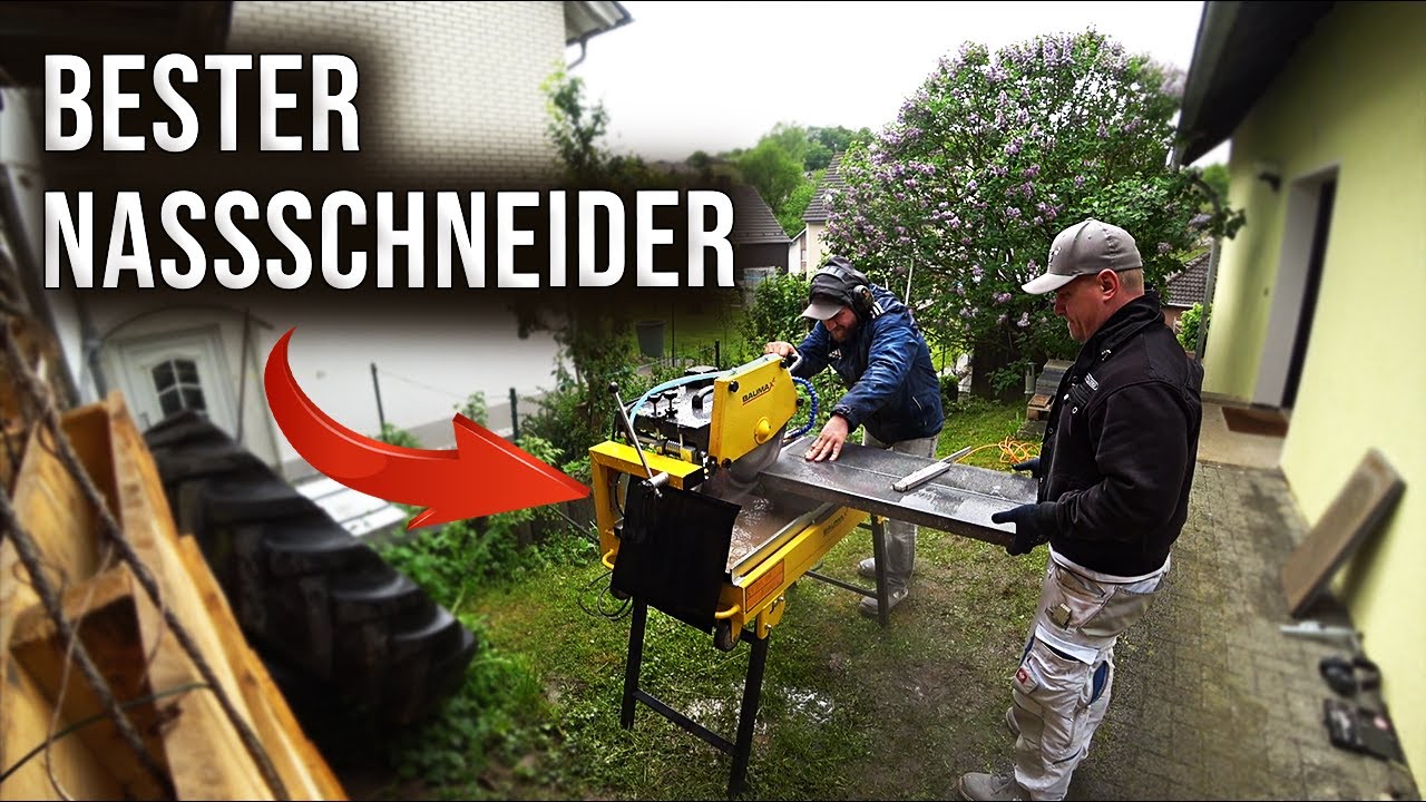 Bester Nassschneider/ Mit Terrassenplatten getestet