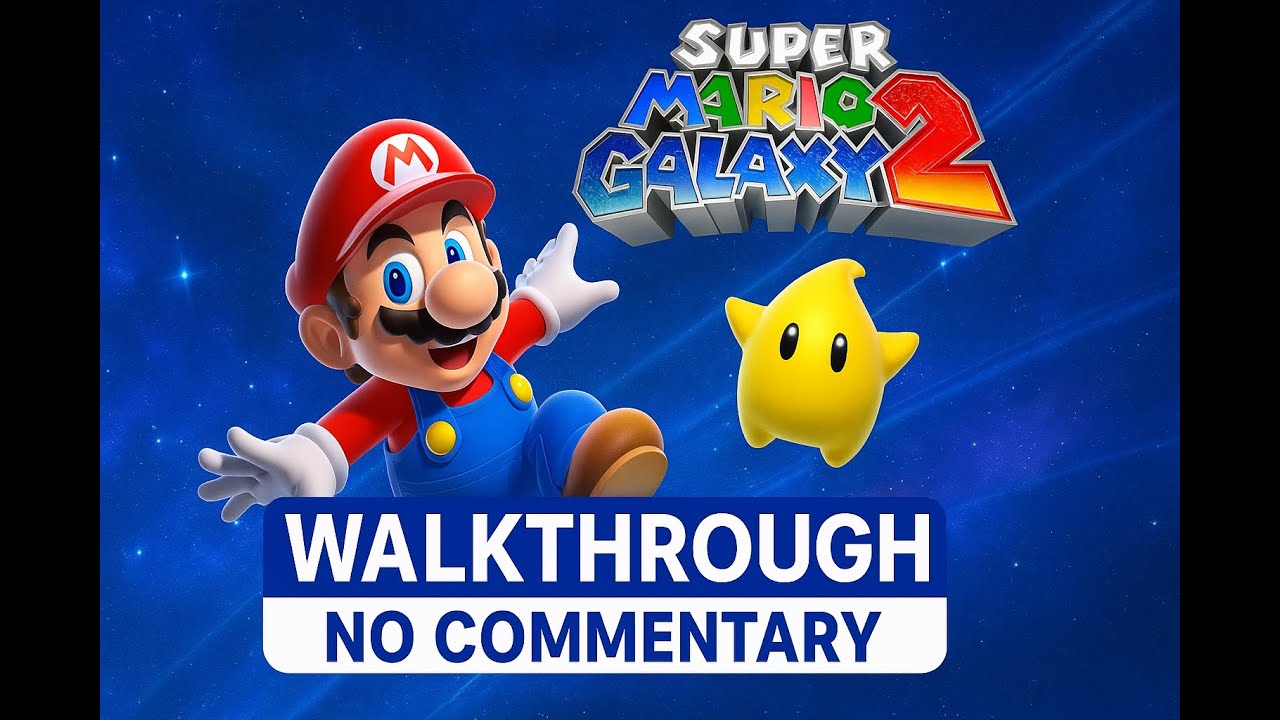 Super Mario Galaxy 2 Walkthrough  PART 1 (No Commentary) - Switch 2