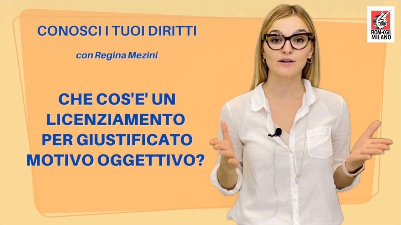 CHE COS'E' UN LICENZIAMENTO PER GIUSTIFICATO MOTIVO OGGETTIVO (GMO)?