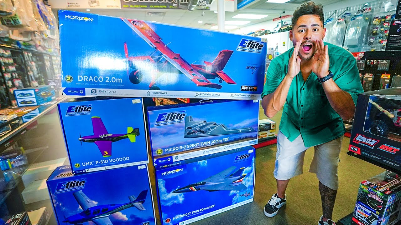 FUI NA LOJA DE AVIÕES DE CONTROLE REMOTO E GASTEI 15.000 REAIS