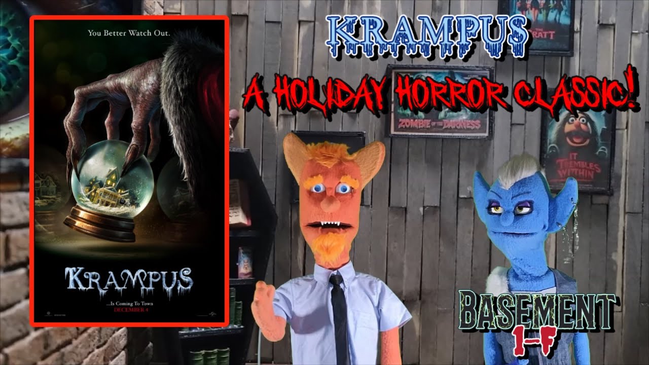 Basement 1-F Tackles Krampus: A Holiday Horror Classic!