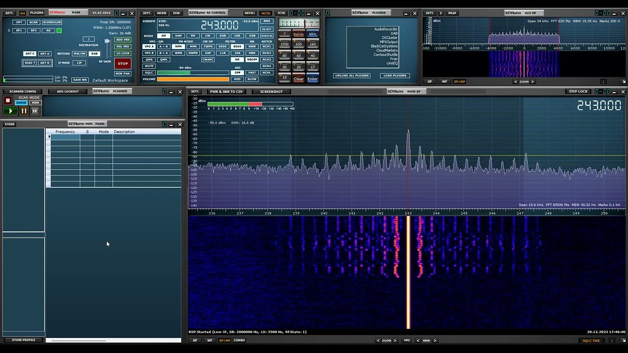243 kHz AM, 2023-12-29, Sender Kalundborg