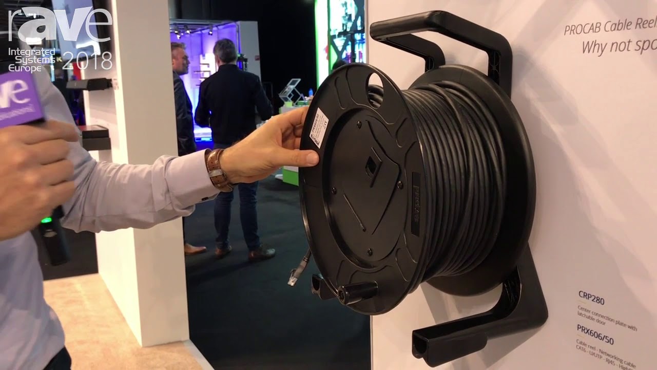 ISE 2018: Procab Shows PRX656 Cable Reel Networking Cable