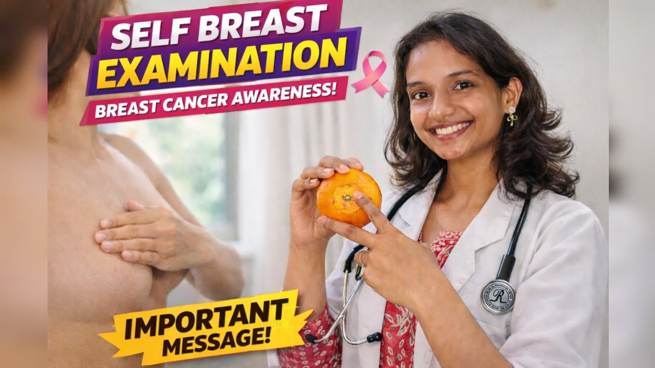 HOW To Do SELF BREAST EXAMINATION at HOME🎗️|5 Minute Step-by-Step Guide|MBBS 🩺|CANCER AWARENESS