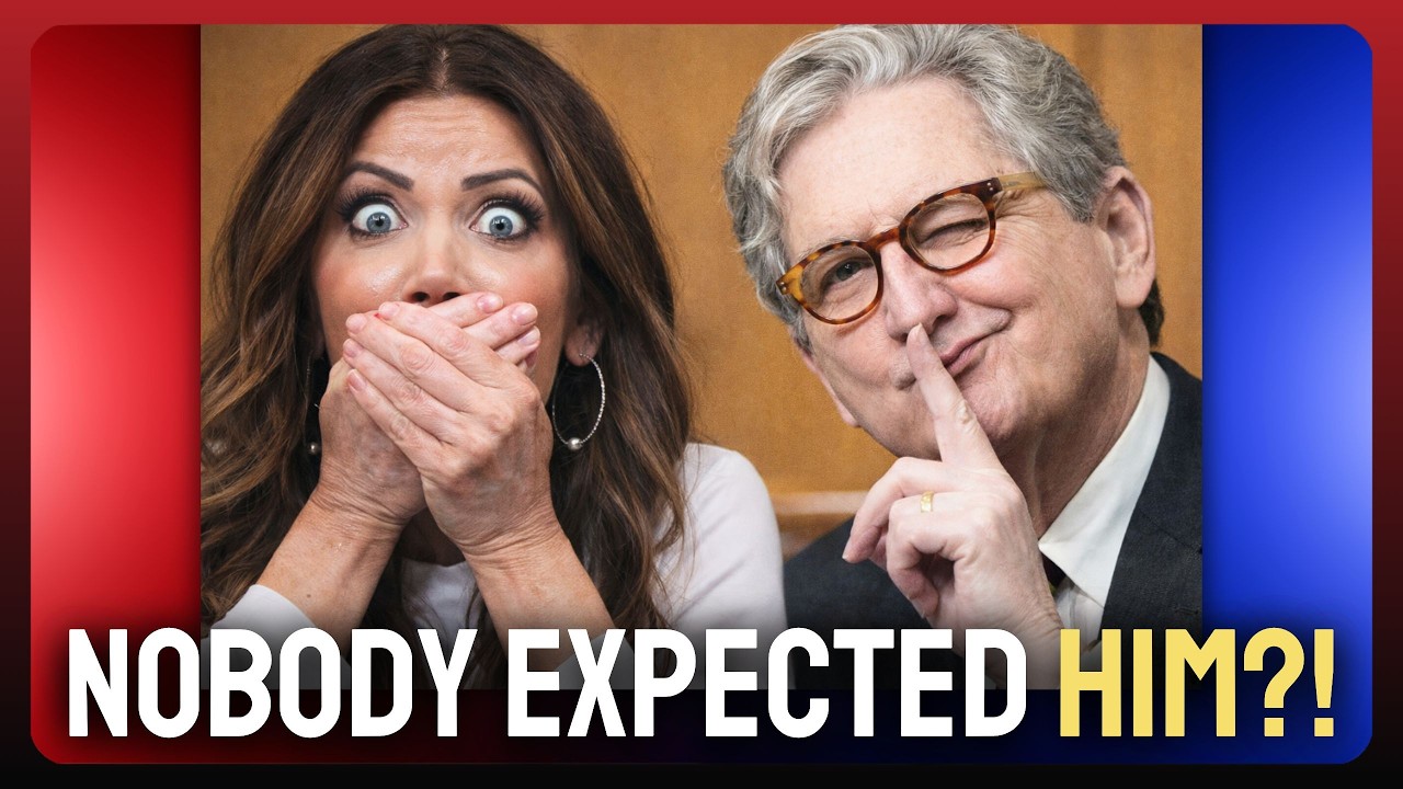 The REAL Reason Kristi Noem Got Canned. Senator Kennedy's SECRET ROLE?!