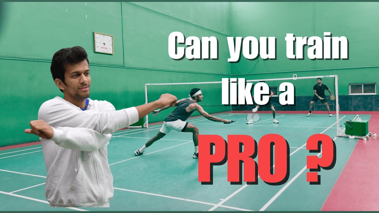 How Pros Train: Multi-Shuttle Badminton Workout #badmintonwithajay