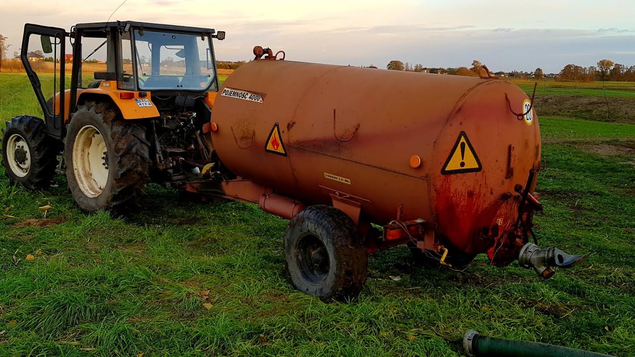 Wożenie gnojowicy / Renault Ceres 95x / CabView