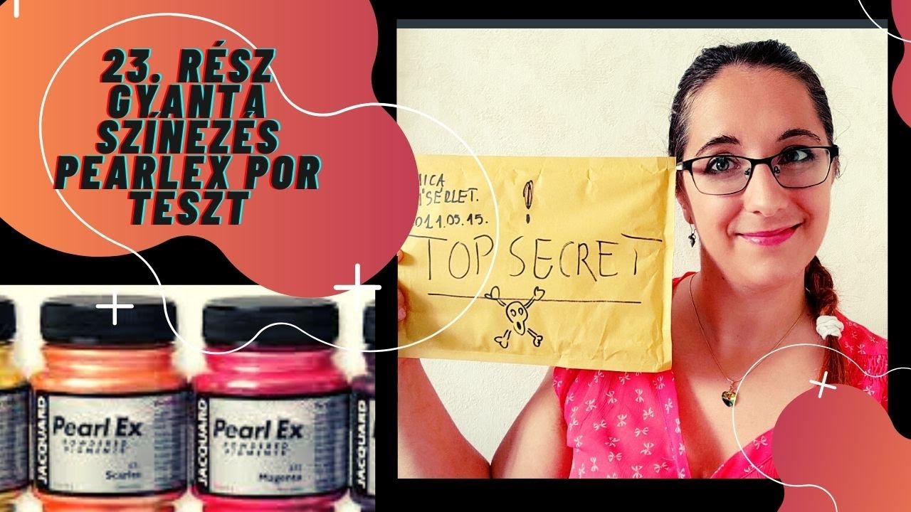 23. Rész: Epoxy gyantaszínezés porokkal - PearlEX 