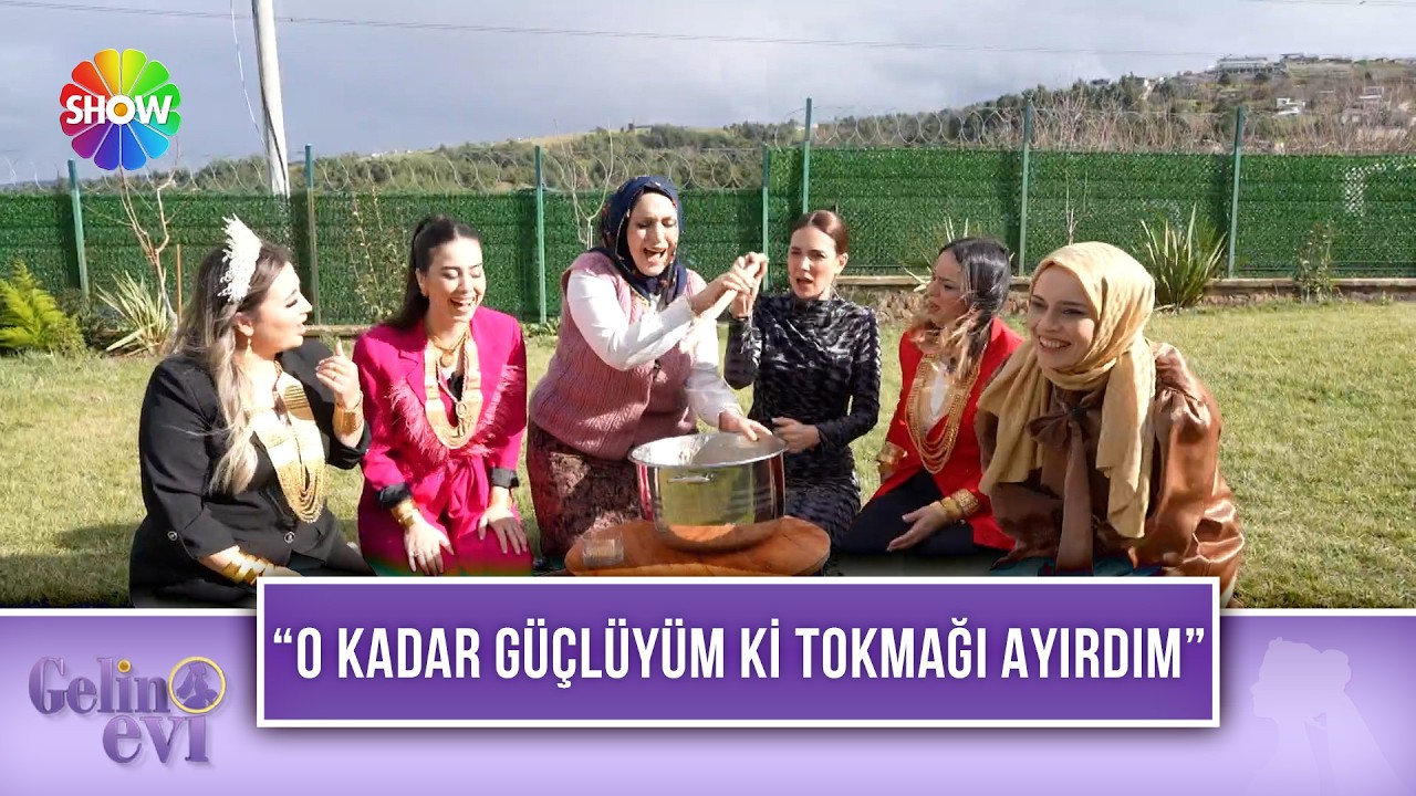 Keşkek döverken tokmağın başı çıktı! | Gelin Evi 1659. Bölüm