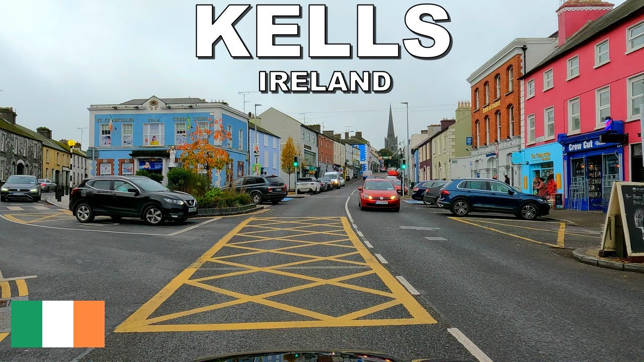 DRIVING through KELLS TOWN in IRELAND 🇮🇪 4K (60fps)