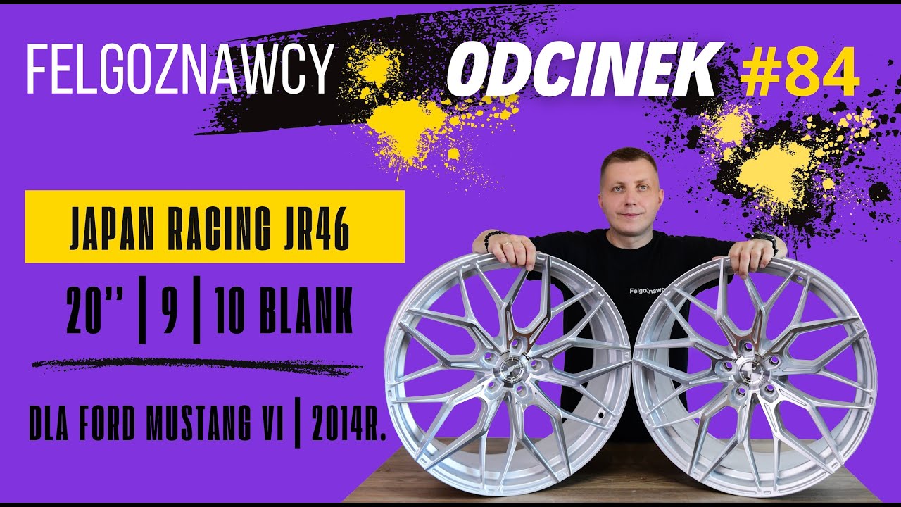 FelgoZnawcy #84 💥Nowość 💥 Felga JR-Wheels JR46 w 20'' dla FORD MUSTANG VI | 2015r  | 305PS