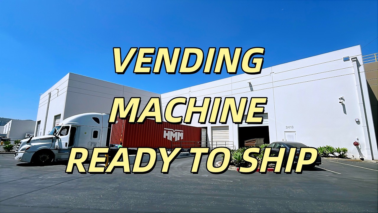 Snack & Drink Vending Machine. Ready to Ship!