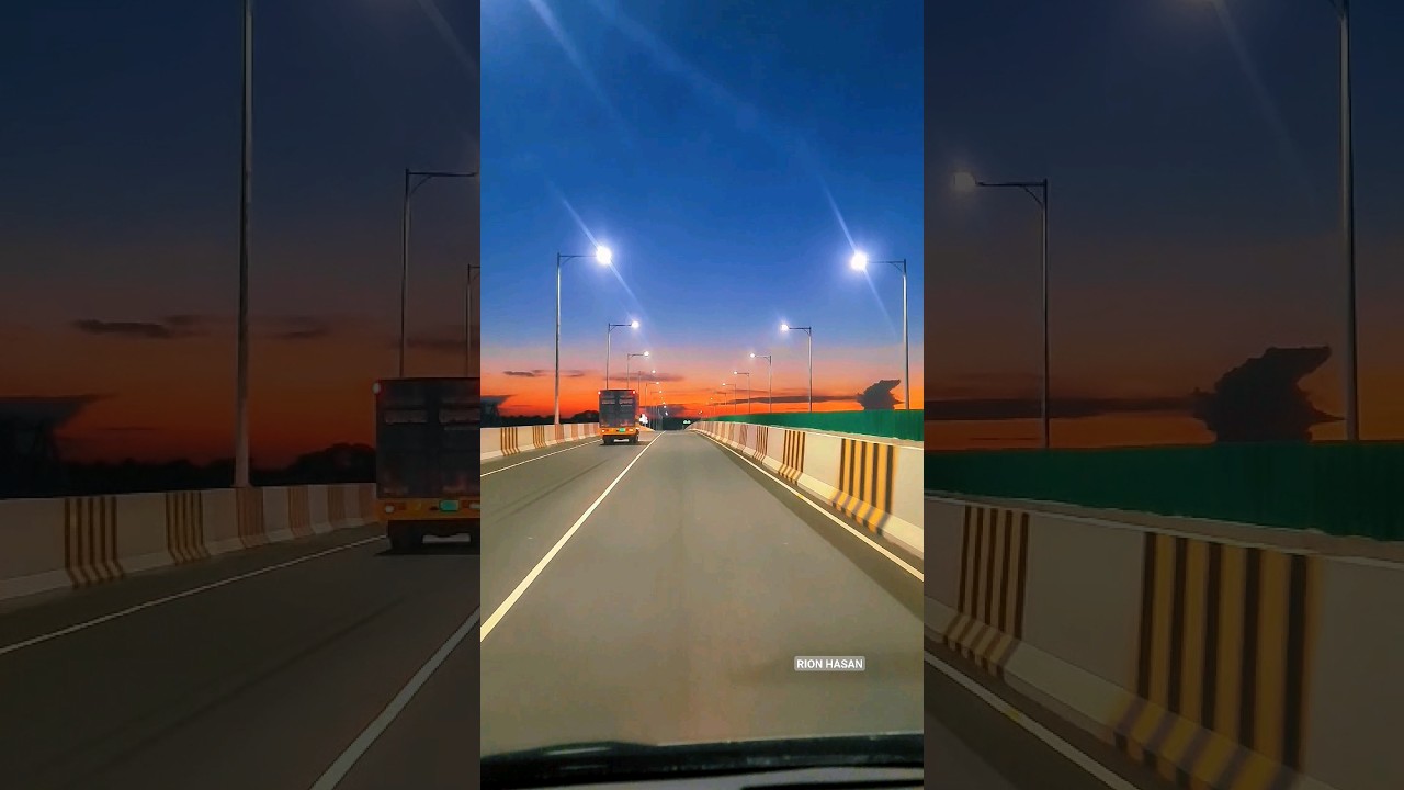 Amazing Night View At Mawa Express Highway #shorts #amazing #youtubeshorts #4k