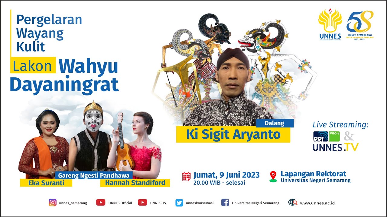 🔴 [ LIVE ] Pagelaran Wayang Kulit Lakon Wahyu Dayaningrat, Ki Sigit Aryanto