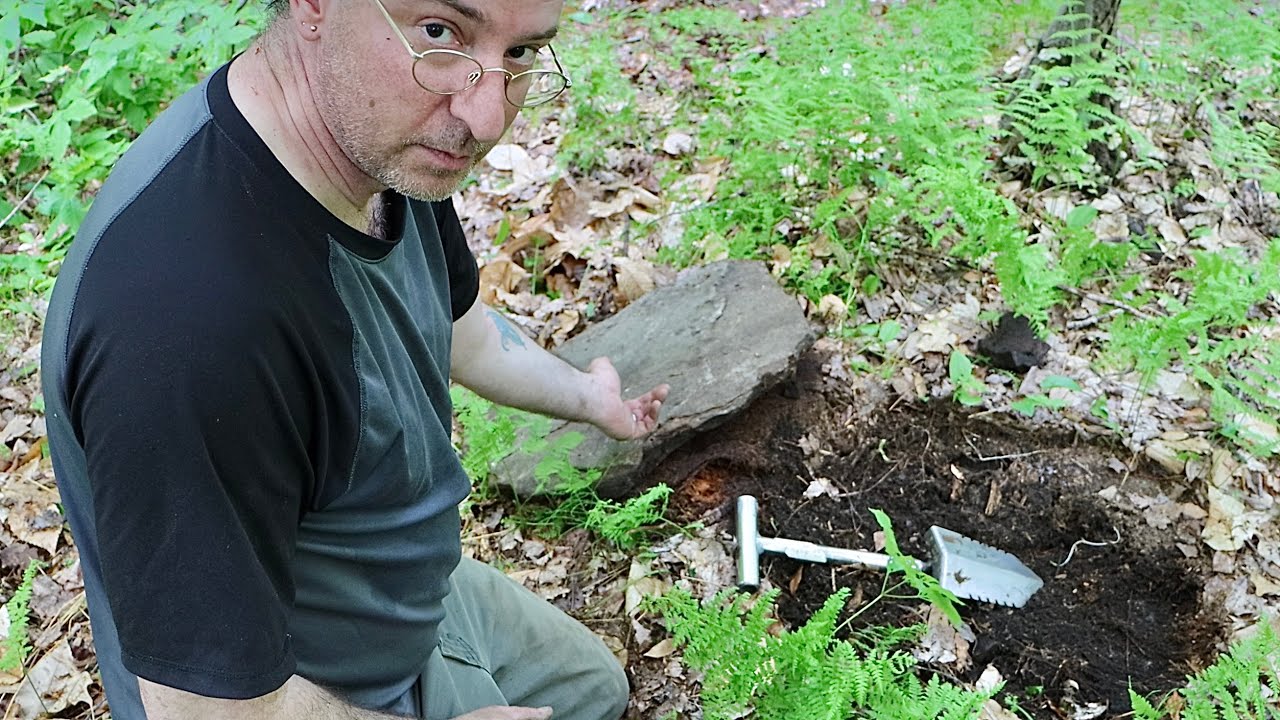 He flipped over the right rock this time because there something old under it