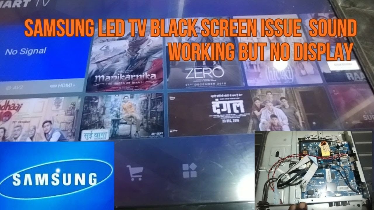 Samsung LED TV Black Screen Issue | Sound Working But No Display | Real Fix 2025|1 Minute Solution
