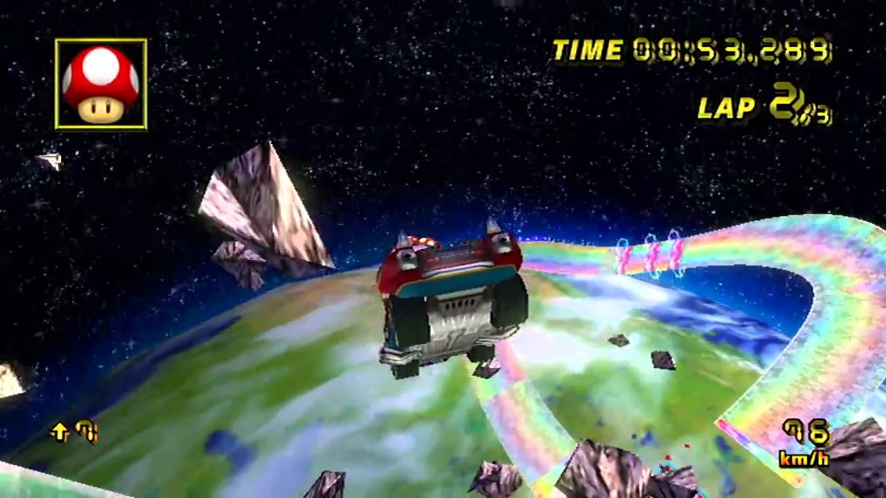 [MKW] Rainbow Road - 02:27.096 - ケケ