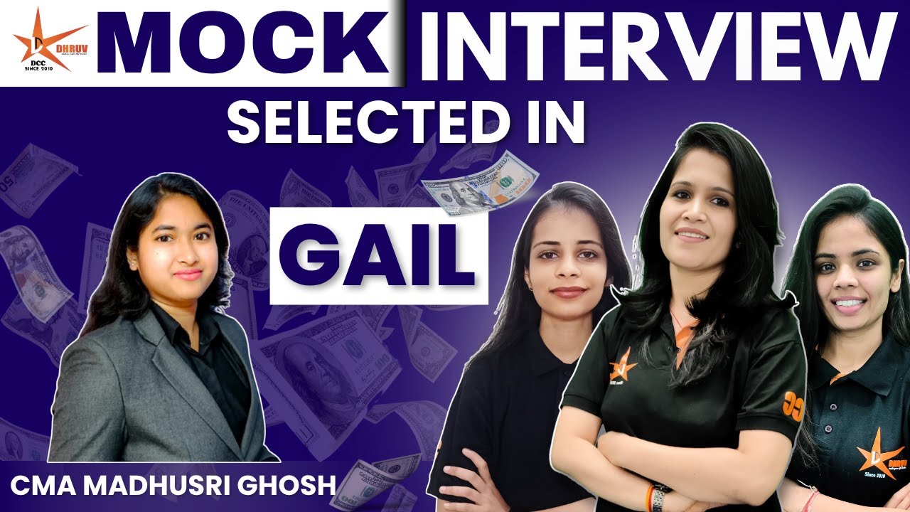 CMA Madhusri Ghosh Mock Interview | Selected In PSU  
