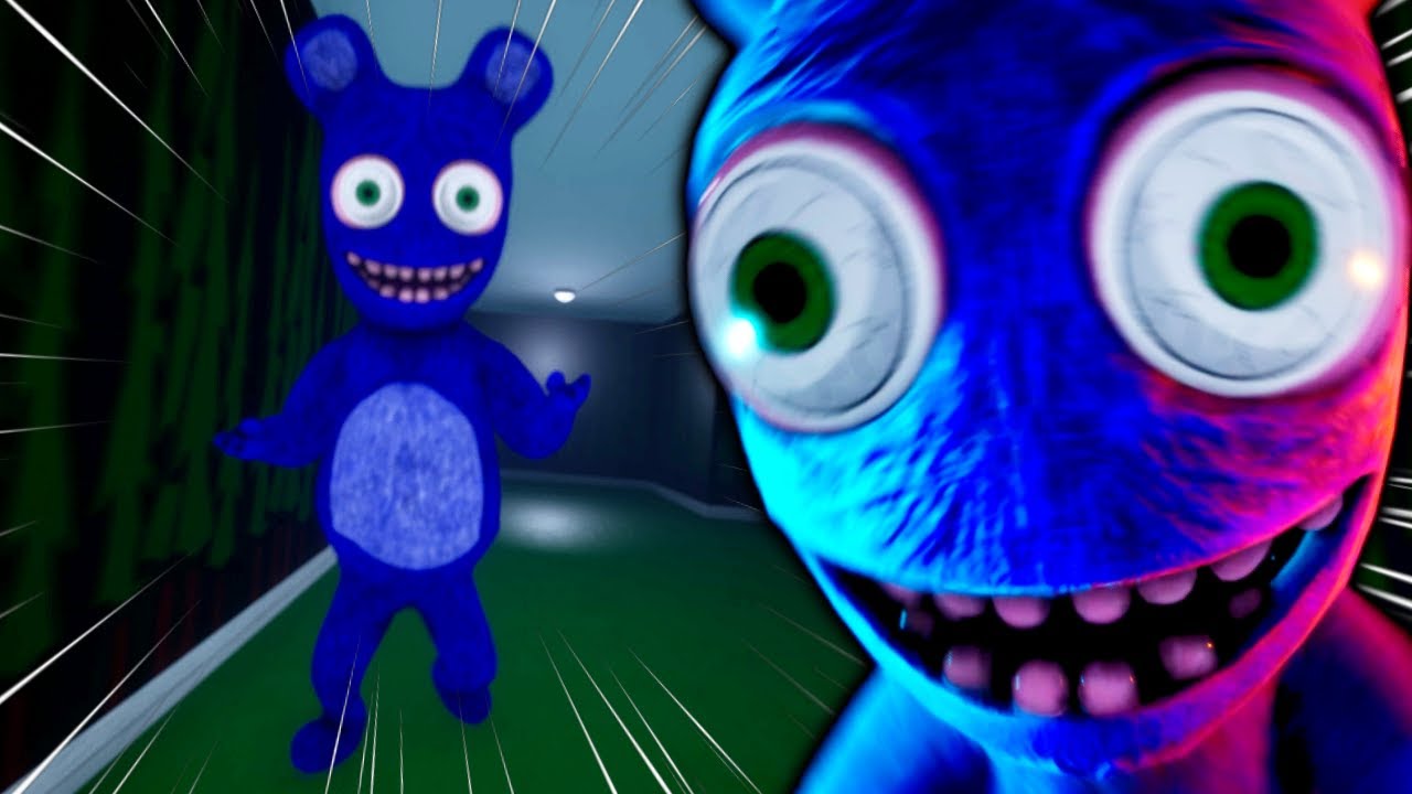 MAZE OF BOUNCY BEAR (Mascot Horror) - Full Game + ALL JUMPSCARES - No Commentary