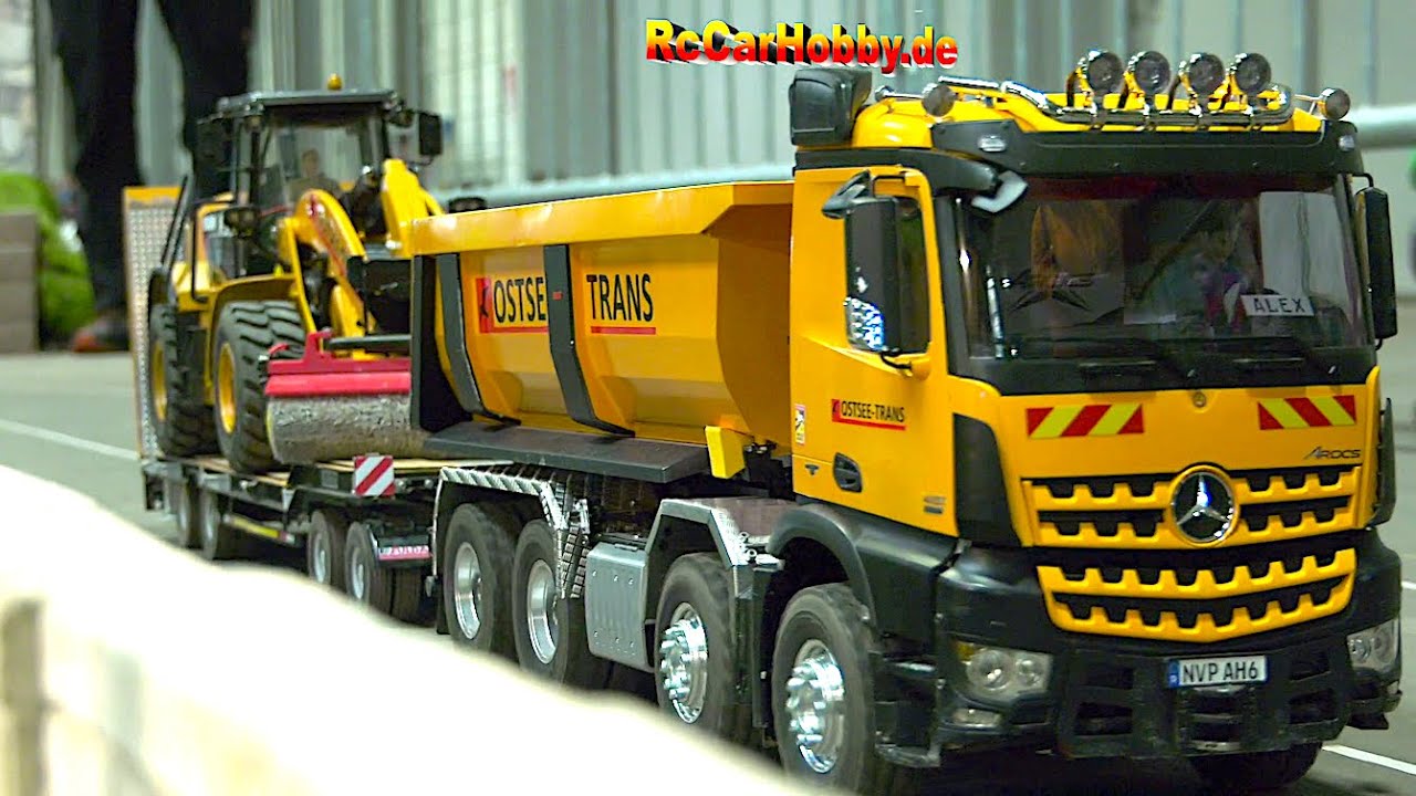 MEGA RC Trucks, Bagger, Radlader & Traktoren, RC Show Mini-Baustelle Modellbau-Messe Erfurt 2025 p2