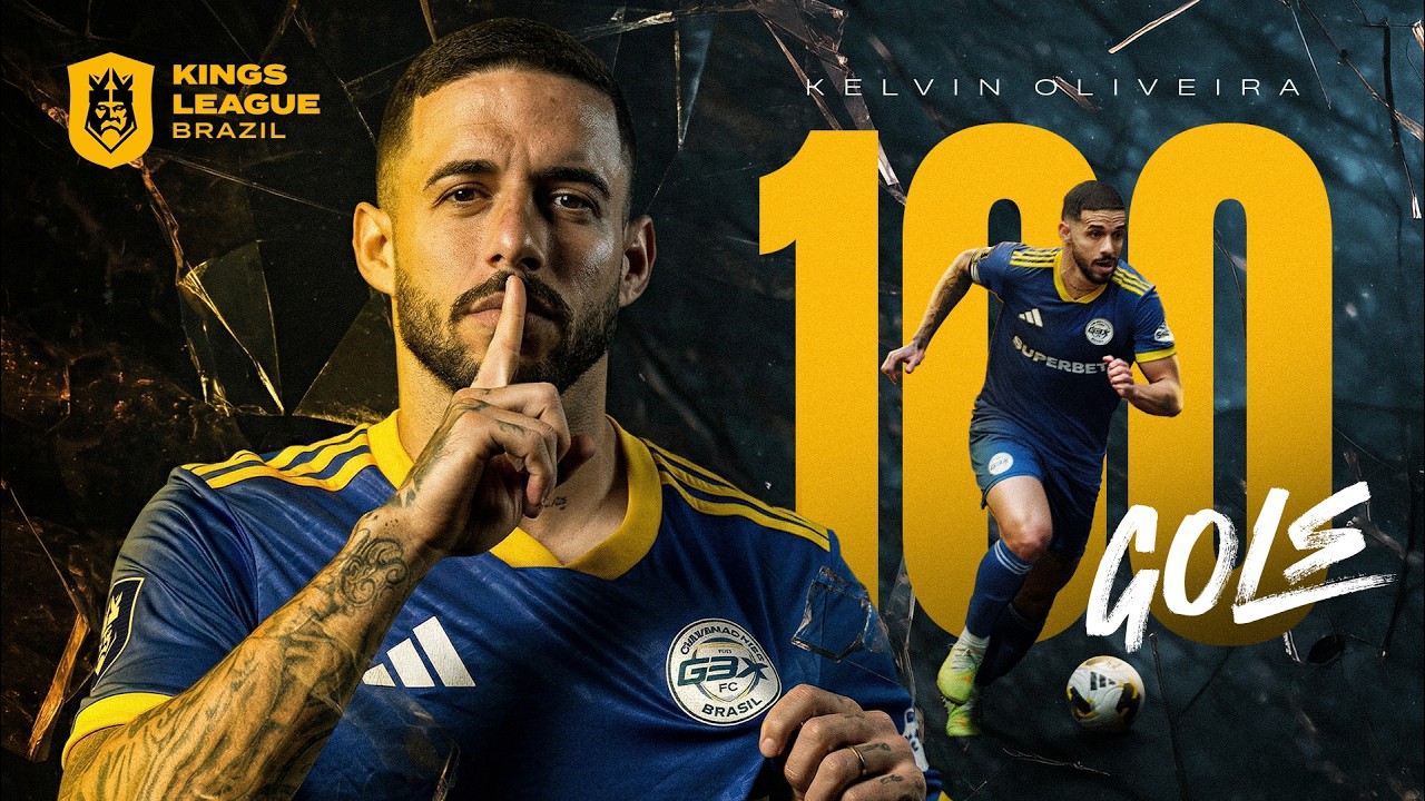 ALL 100 KELVIN OLIVEIRA GOALS in KINGS LEAGUE