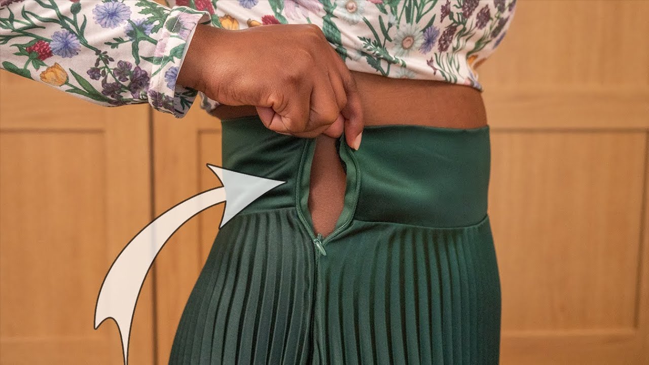 Skirt Waist Too Tight? This is How to Fix it | Sewing Alteration Tutorial