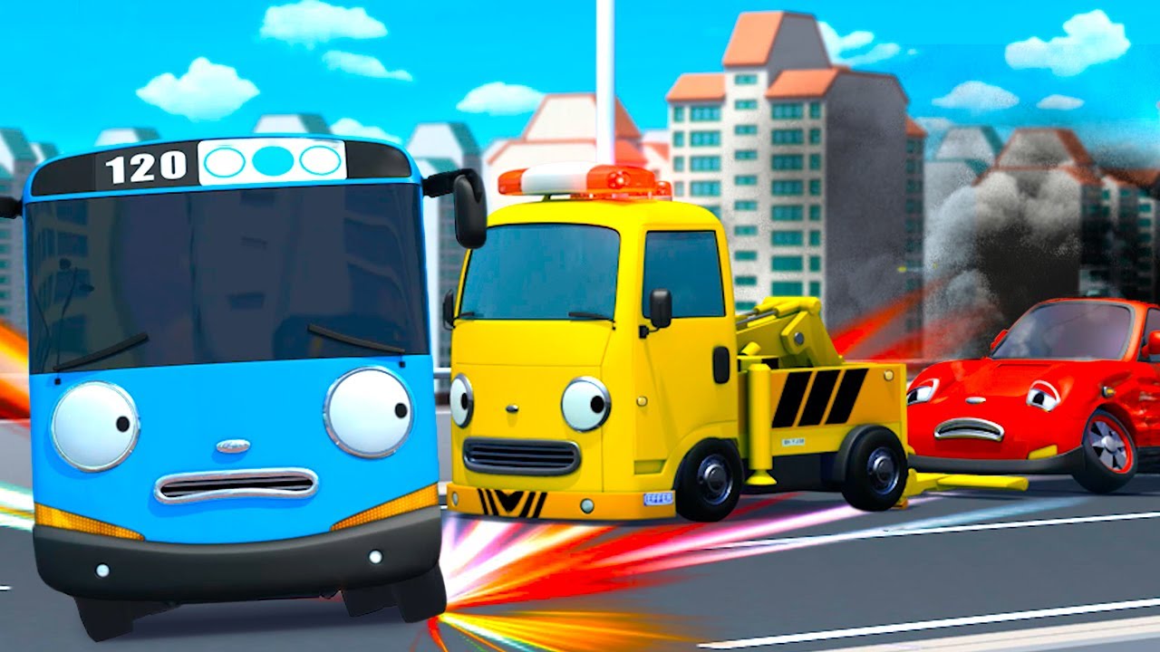 تايو الحافلة الصغيرة-قواعد المرور 😂  أفضل أفلام كرتون