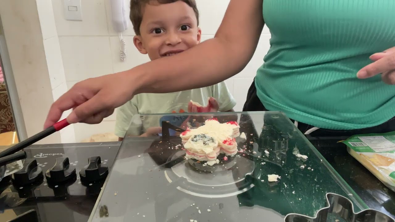 Preparando o lanche para escolinha! 