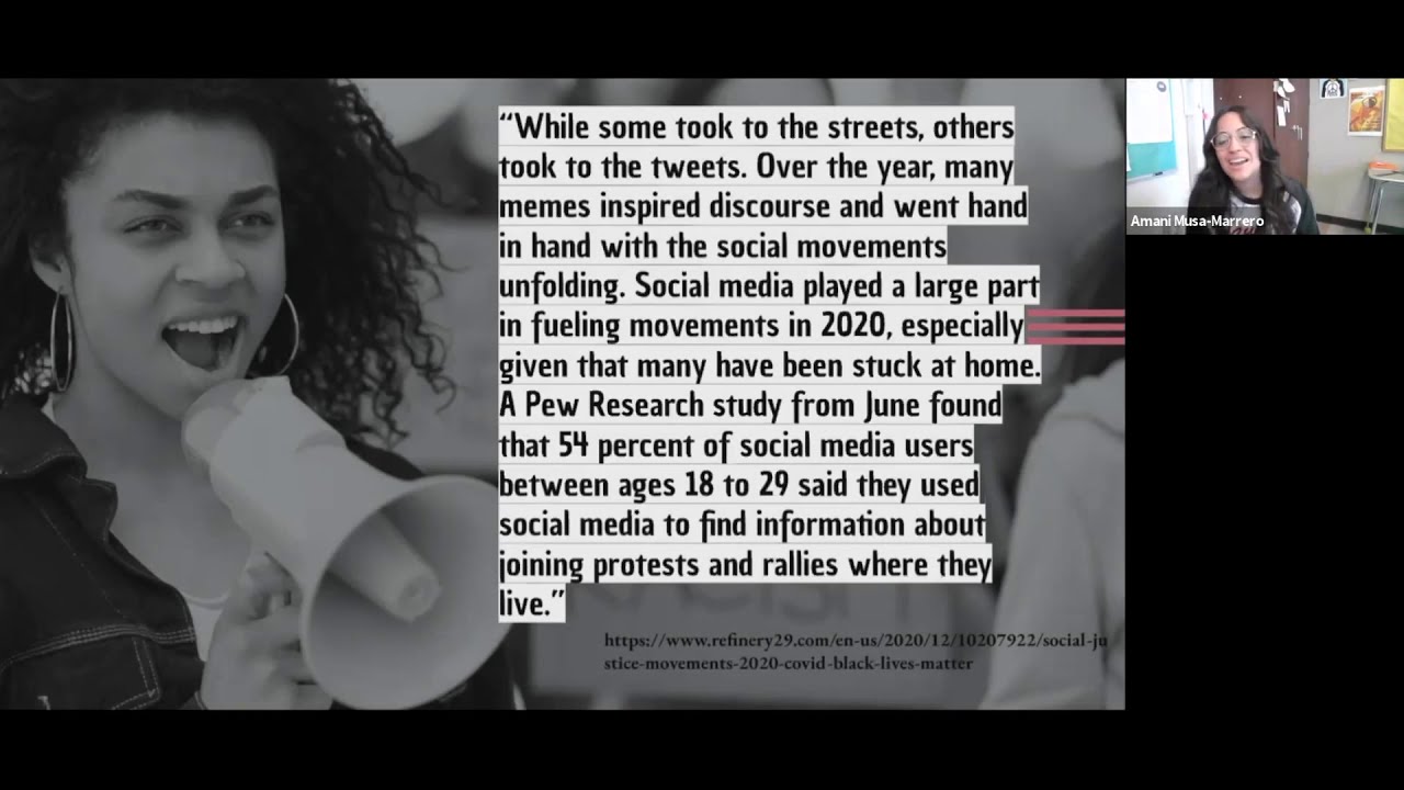 The Year of Social Justice through Social Media