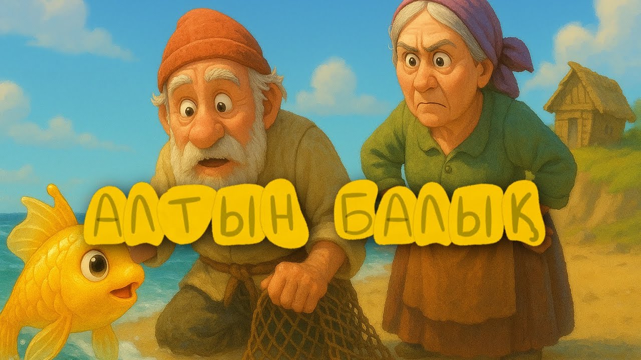 🐟АЛТЫН БАЛЫҚ тілек орындайды ма? | Тәрбиелік мәні бар қазақ ертегісі